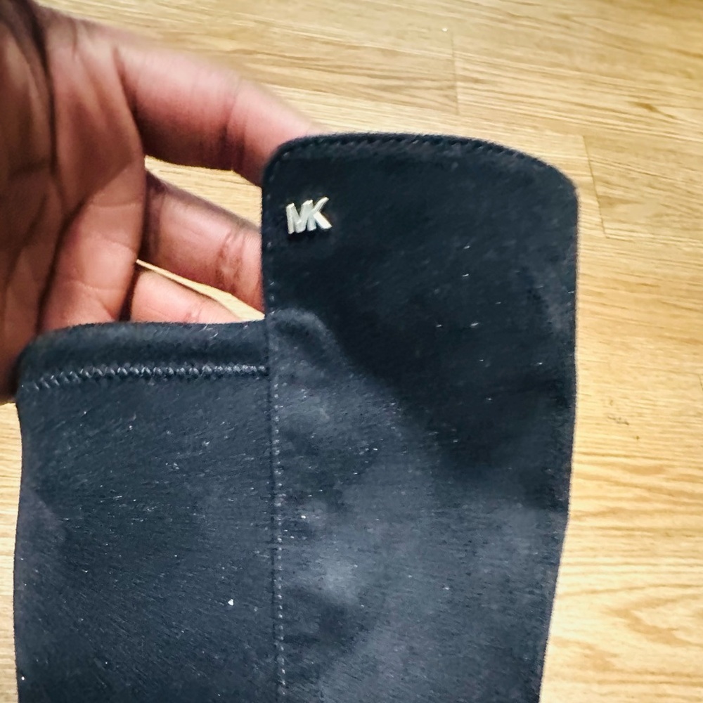 Michael Kors Suede Tall Black Boots - Picture 6 of 15